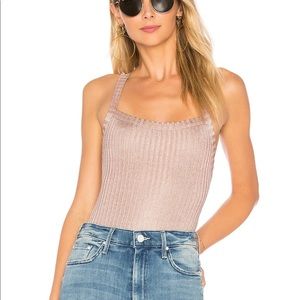 Nola Bodysuit in Blush - privacy please (revolve)